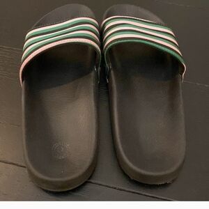 New,  never worn. Satin  Slides.  SIZE 7 WOMEN'S